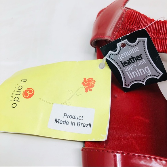 New Blondo leather Flat Sandals - Picture 8 of 8